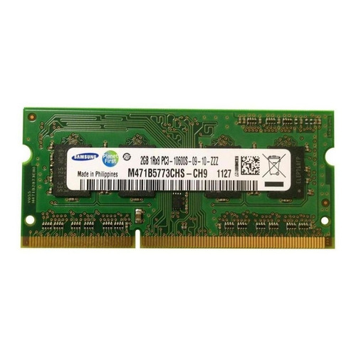 Memoria RAM color verde 2GB 1 Samsung M471B5773CHS-CH9