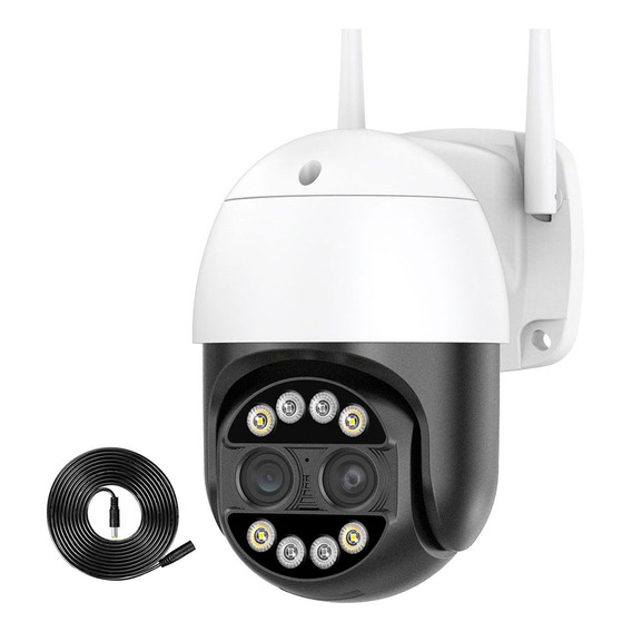 Cámara de seguridad  Hamrolte HAL-P3-8MP Security camera con resolución de 8MP visión nocturna incluida negra