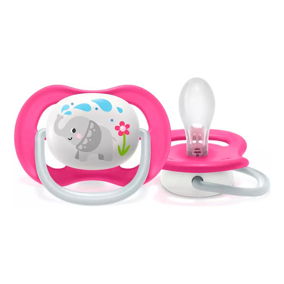 Chupete Air Rosa Elefante 6-18 M Bebes Philips Avent Cuot As