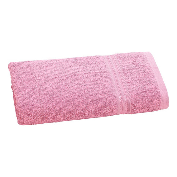 Toalla De Baño Completo 100% Algodón. 130 X 70 Cm 1 Pieza. Color Rosa