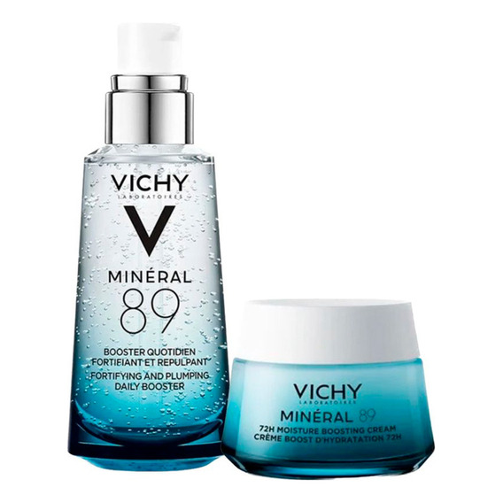 Set Hidratante Facial Mineral 89 + Crema Sin Perfume Vichy