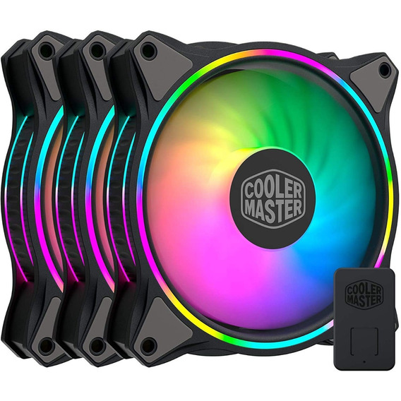 Kit Argb Cooler Master Masterfan Mf120 Halo 120mm X3 Control