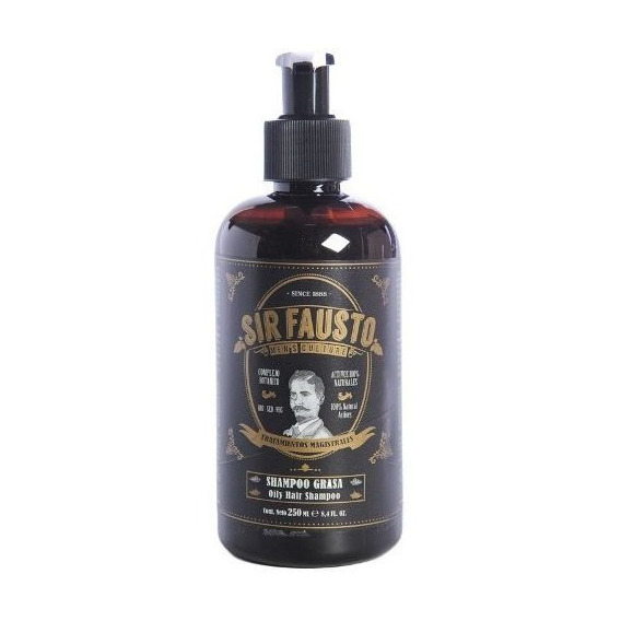 Sir Fausto Men´s Culture Shampoo Cabello Graso 250ml 6c