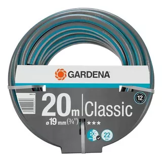 Manguera Classic 3/4  X 20 M Gardena Gardena 1802220 Color Gris