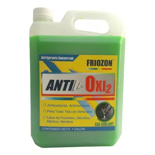 Refrigerante Verde Friozon Antioxi2 - Caja X 6 Galones