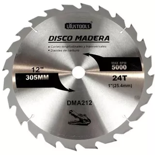 Disco De Serra Circular De Madeira 12x24 D Dma212 Uyustools