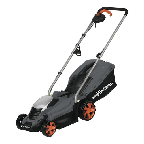 Cortadora de pasto eléctrica Gladiator CP 533 con bolsa recolectora de 1300W y 220V color gris/negro