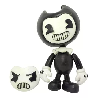 Figura Bendy And Ink Machine Blanco Flourescente Brilla En