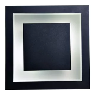 Plafon Embutir Preto Com Branco 50x50 Para Banheiro