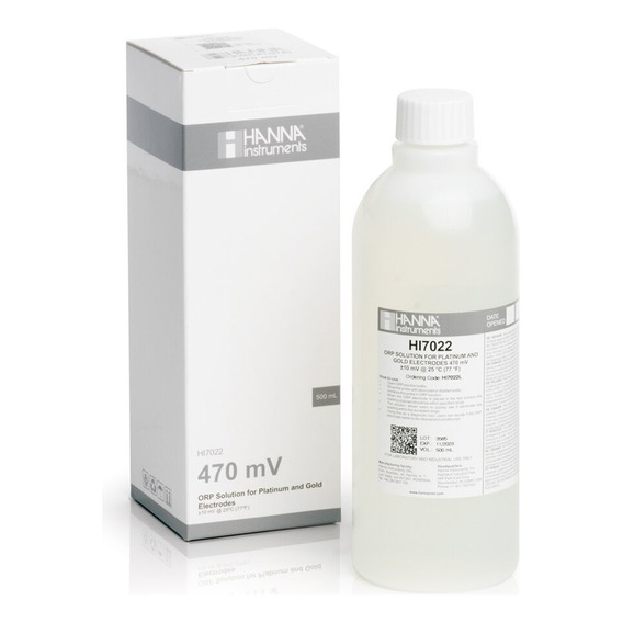 Reactivos Orp Solucion Test Plata Oro Botella 500ml Hi7022l