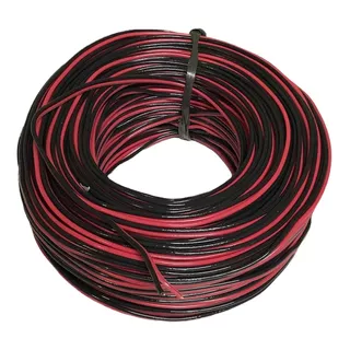 Cable Para Bafle 2 X1,5 Mm Rojo Y Negro Rollo 100 Mts Envio