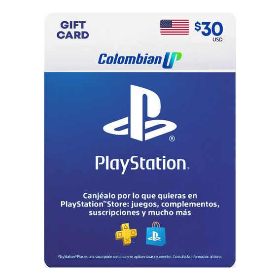 Tarjeta Psn $30 Usd Para Cuenta Usa Ps4 - Ps5