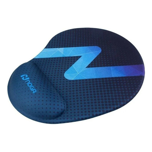 Mouse Pad gamer Noga Pad 3D de gel 22.5mm x 20mm negro/azul