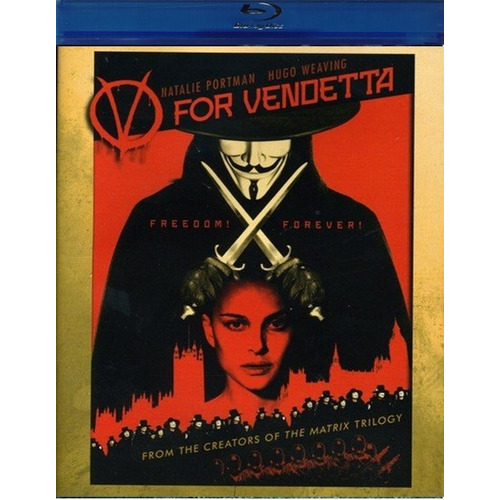 V De Venganza Vendetta Natalie Portman Pelicula Blu-ray