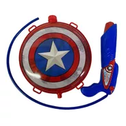 Pistola De Agua Mochila Recargable Infantil Avengers Pileta