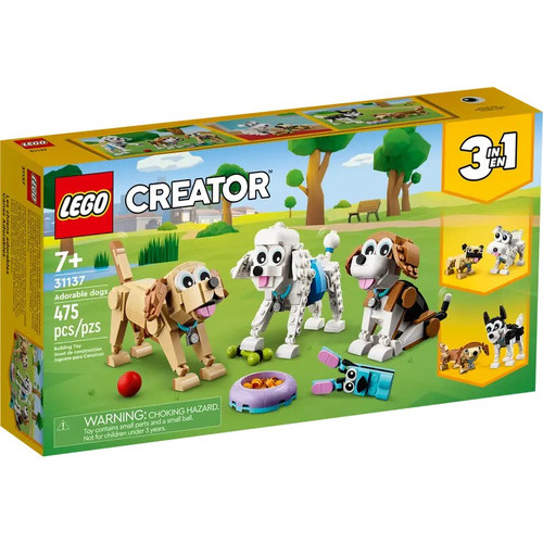 Lego Creator 31137 3 In 1 Perros Adorables 475 Pzs