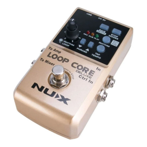 Pedal de efecto NUX Loop Core Deluxe  dorado