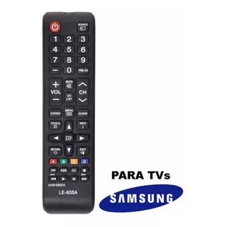 Controle Remoto Universal P/ Tv Samsung Lcd Led Modelo 605a