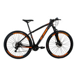 Bicicleta Aro 29 Ksw Xlt 2019 Alum Câmbios Shimano 24v Disco Cor Preto/laranja Tamanho Do Quadro 17