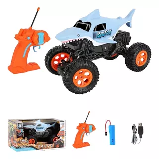 Carro A Control Remoto De Megalodon Monster Truck