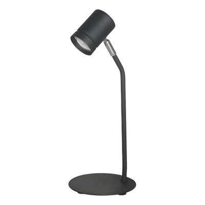 Velador De Mesa Escritorio Plasencia Negro Movil Gu10