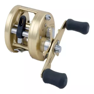 Reel Rotativo Shimano Caius Calcutta B Izquierdo Color Dorado