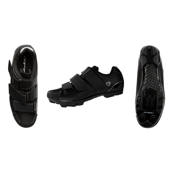 Zapatilla Ciclismo Mtb Gw Rooftop Negro/gris