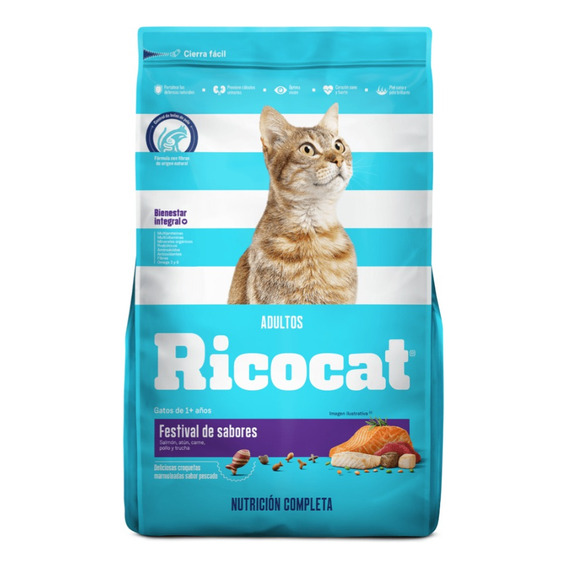 Ricocat Festival De Sabores, Gatos De 1 + Años 15kg