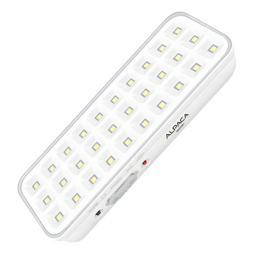 Luz Emergencia Alpaca Energy Alpen30 3 Intensidades 30leds C Color Blanco