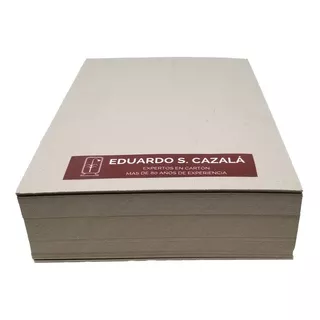 Cartón Gris Nacional A4 - 1.5 Milímetros - X 50 Hojas