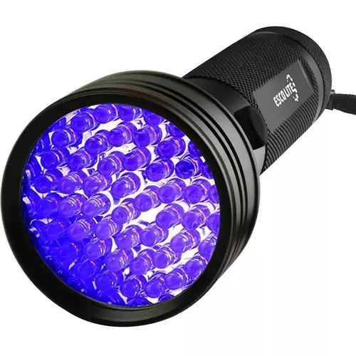linterna tactica de luz ultravioleta 365nm con zoom – luz negra ultra UV –  Ofession