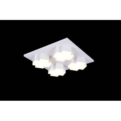 Plafon Moscú Led 4 Luces Moderno Calidad Excelente Blanco