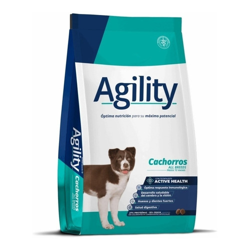 Alimento Agility Agility para cachorros para perro cachorro todos los tamaños sabor mix en bolsa de 3kg