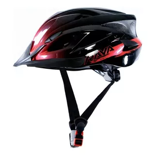 Capacete Bike Ciclismo Bicicleta Tsw Rava Space Mtb Cor Preto/vermelho Tamanho M