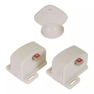 Traba Magnetica Para Armarios Y Cajones Safety Hs130 Color Blanco