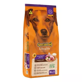 Ração Special Dog Ultralife Cães Adultos Raças Pequenas Cordeiro 10.1kg