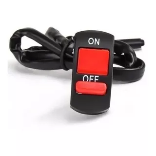 Botão Interruptor On/off Farol Auxiliar Milha Moto Novo Liga