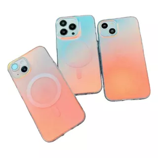 Funda Para iPhone Con Magsafe Holograma + Cristal Templado