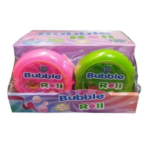 BUBBLE ROLL TUTTI FRUTTI - SANDIA DISPLAY x8 un