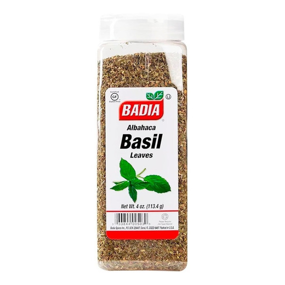 Albahaca Badia Spices Basil Leaves Glut - Kg a $218