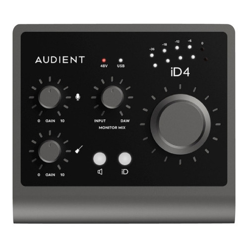 Interfaz De Audio Audient Id4mkii 2 Entradas 2 Salidas Color Gris Oscuro 110v/220v