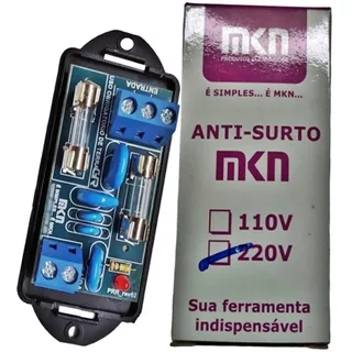 Protetor Anti Surto 220v Para Motor De Portão E Eletrônicos