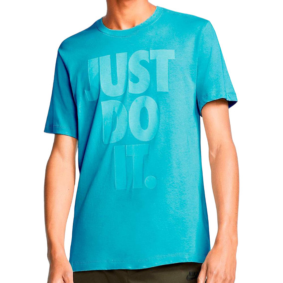 Camiseta Nike Sportswear Just Do It Wash Para Niños-azul