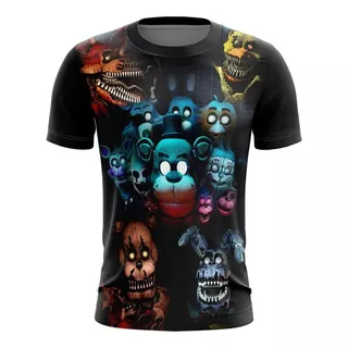 Playera Sublimada Five Nights At Freddy´s Halloween Infantil