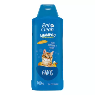 Shampoo E Condicionador Pet Clean 700 Ml Para Gatos