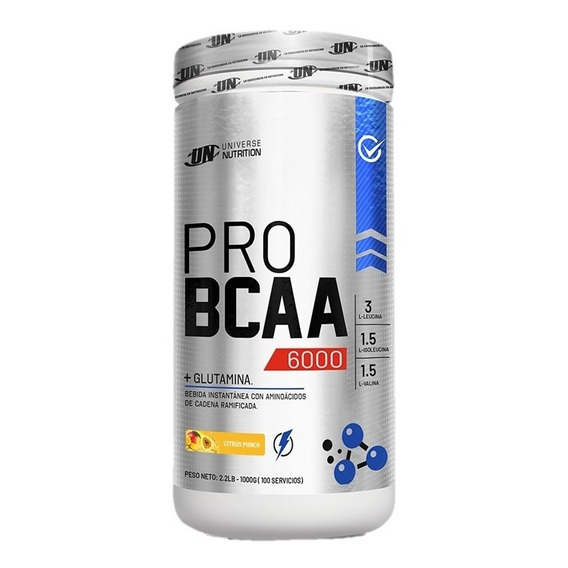 Pro Bcaa 6000 Bcaa Un 1000gr Aminoacidos - Tienda Fisica