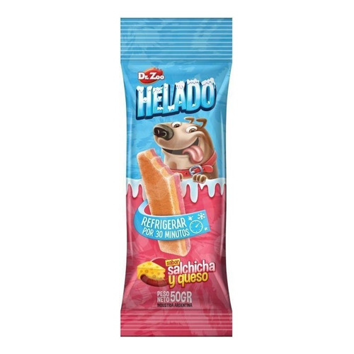 Snacks Helado Para Perro Salchicha Y Queso 50gr - Dr. Zoo