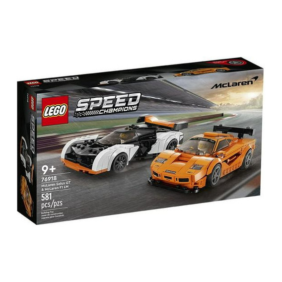 Lego Speed Champions - Mclaren Solus Gt Y F1 Lm (76918) Cantidad de piezas 581