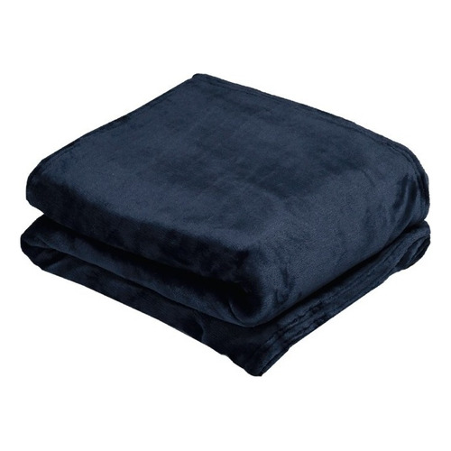 Cobertor Ligero King Size Queen Size  Marino Suave Calido Color Azul Marino Diseño De La Tela Marino