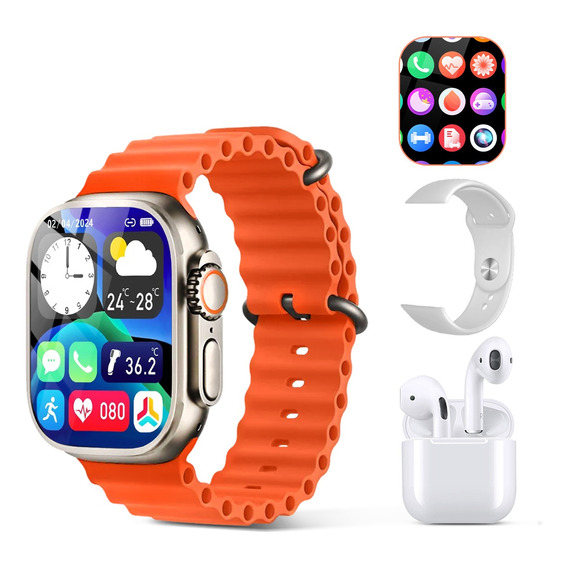 Smart Watch Headset 2-in-1 Set With Nfc, Bluetooth Call